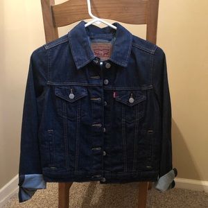 Levi’s Women’s Original Trucker Jacket - Dark Wash
